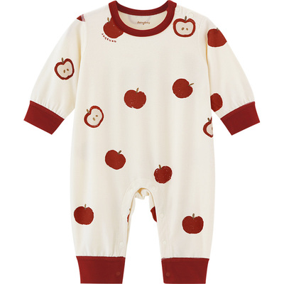 aengbay婴儿拜年服新生儿连体衣