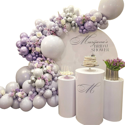 紫色系开业庆典周岁宴百天气球