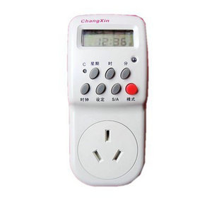 常新t02w电子定时器循环电源开关定时插座倒计时路由器热水器空调