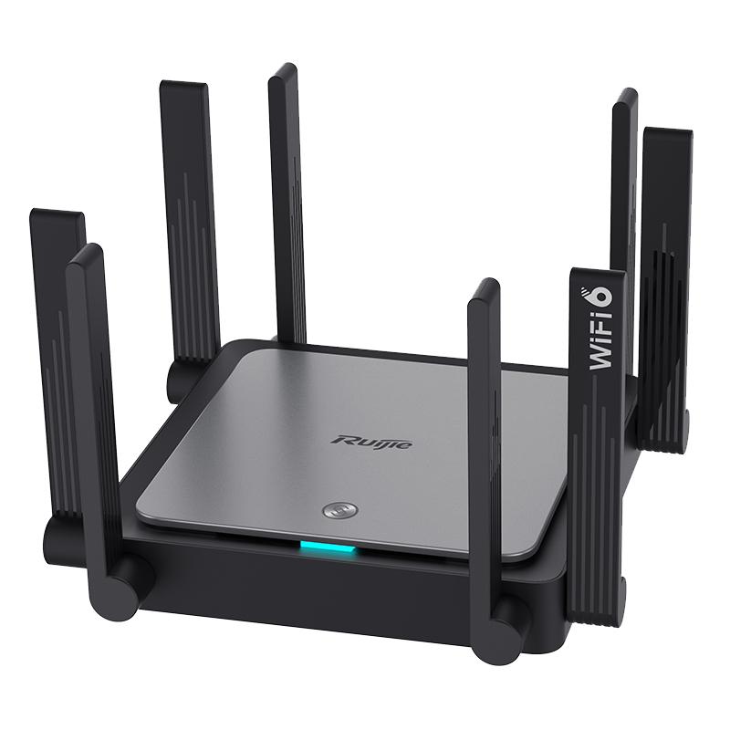 锐捷星耀WiFi6黑豹路由器X30E PRO电竞X32千兆家用高速双频5G无线全屋WiFi覆盖mesh电信光纤宽带睿易穿墙王