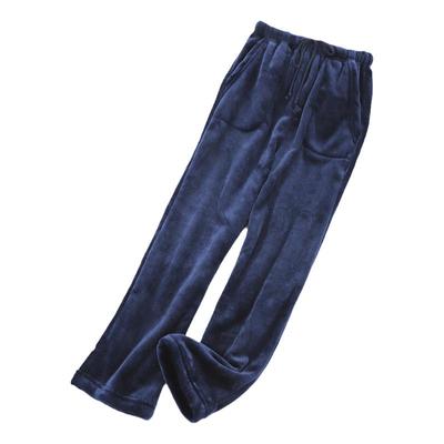 冬季加厚法兰绒睡裤保暖珊瑚绒