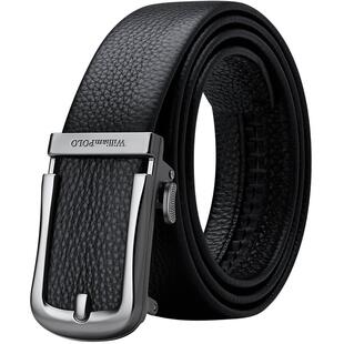 英皇保罗皮带男士2026新款真皮腰带仿针扣自动扣内穿裤带潮年轻人