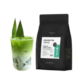 竹香乌龙奶茶店专用茶叶竹生空野竹筒竹林同款网红奶茶饮品店专用