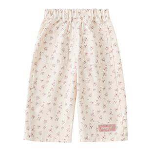 女童裤子春装女宝宝休闲裤春秋儿童直筒裤小女孩长裤春季洋气童装