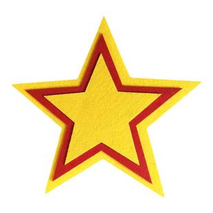 红五角星运动会舞台入场表演手持星星大合唱创意表演手拿舞蹈道具