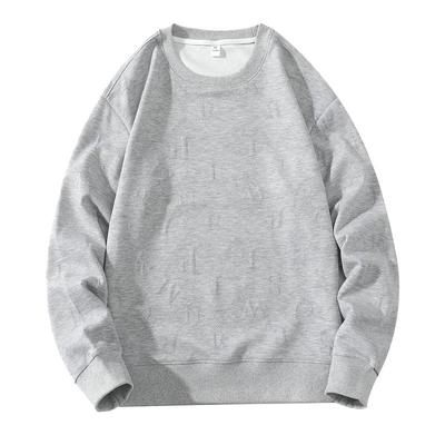 【新品】提花圆领卫衣男春秋外套