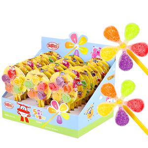 金稻谷棒棒糖五彩风车糖鸭子造型软糖海洋世界儿童节糖果休闲零食