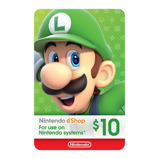 Nintendo USD10 eShop Card USA 任天堂10美元充值卡NS2 WiiU 3DS