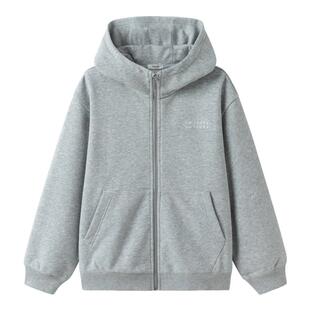 巴拉巴拉童装儿童外套男童春装女童百搭卫衣开衫连帽时尚绣花精致