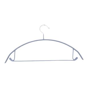 日本与良无痕衣架家用挂衣防滑防肩角浸塑半圆加厚加粗晾衣服撑子
