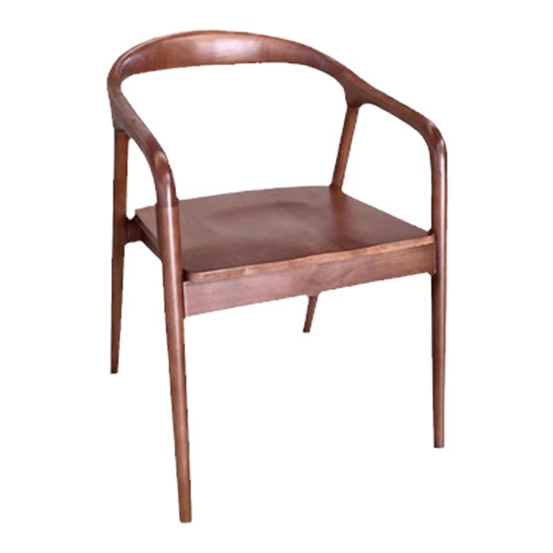 北欧实木餐椅舒美特椅家用简约靠背椅书房洽谈椅餐厅会议休闲椅子