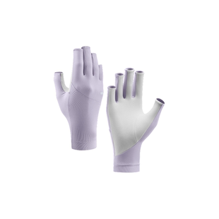 蕉下美甲防晒手套露指半指护甲防紫外线春夏防黑袖套防滑开车骑行