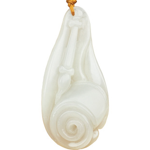 原石和田玉籽料吊坠白玉开卷有益挂件男生项链饰品把件玉女款收藏