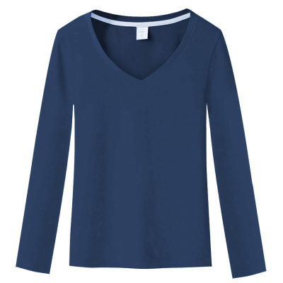 纯色纯棉紧身内搭打底衫修身