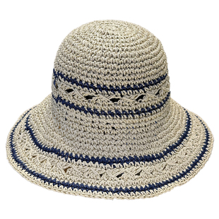 草编镂空渔夫帽夏帽子女款2026新款大帽檐防晒帽显脸小遮阳帽草帽