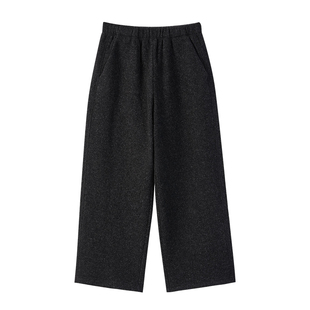 ART CHARACTER/艺符【爆款升级】羊毛御寒加厚毡呢九分羊毛针织裤