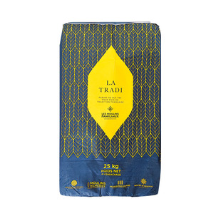 法国进口家族连合黑标T65小麦粉25kg法棍高筋面粉乡村传统面包粉