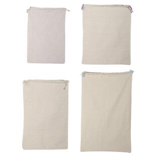 陈皮布袋储存放陈化袋束口袋抽绳棉麻收纳布袋加厚装保存新会陈皮