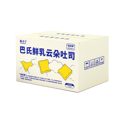林小丫巴氏鲜乳云朵吐司450g