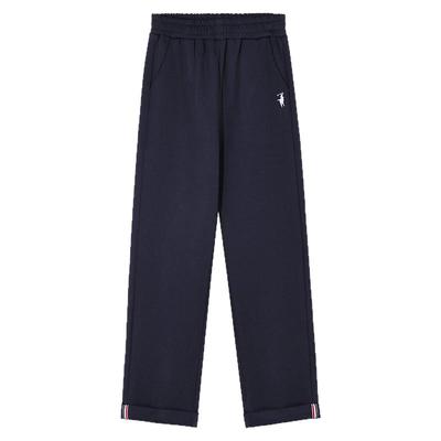 休闲运动薄款直筒裤子女宽松显瘦