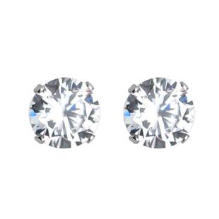 925纯银螺丝拧扣耳钉ins女耳骨钉锆石钻双头耳骨钉睡觉洗澡不用摘