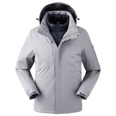 Jeep吉普可拆卸加绒加厚冲锋衣