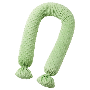 婴儿床围软包圆柱条长条防撞豆豆绒抱枕床中床边护栏儿童防滚条