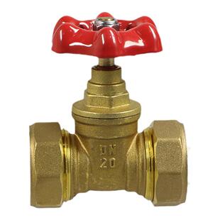 埃美柯正品黄铜PPR闸阀热熔管开关阀门铜芯自来水冷热水阀门7650