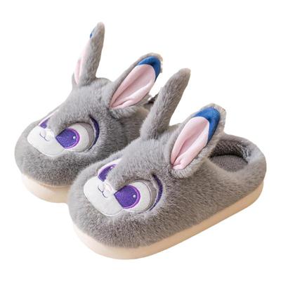 疯狂动物城情侣保暖可爱棉拖保暖