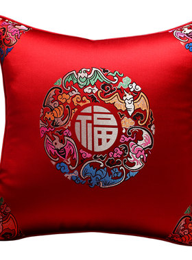 中式红木沙发抱枕靠垫客厅靠枕