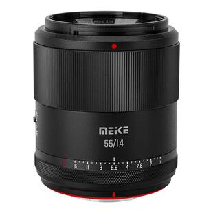 Meke美科55mmf1.4全自动对焦人像镜头适用富士X索尼E卡口