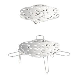 onlycook 304不锈钢蒸架可伸缩折叠电饭煲蒸格家用炒锅隔水支架盘