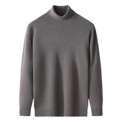 超级羊毛+莫代尔温暖高领毛衣