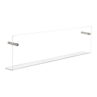 儿童绘本收纳架上墙亚克力书架透明置物架壁挂式免打孔杂志架墙面