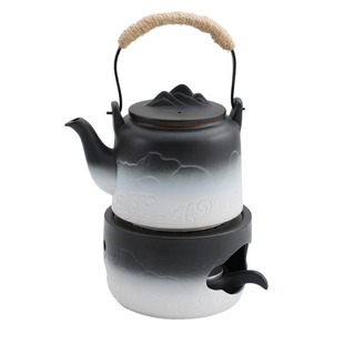 年轻人功夫茶具茶杯套装烛火温茶炉蜡烛加热茶壶陶瓷煮茶炉提梁壶