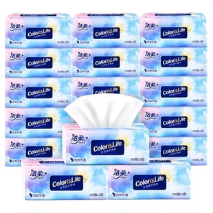 洁柔抽纸1分钱包邮3层100抽卫生纸 餐巾纸面巾纸家用纸抽巾大包