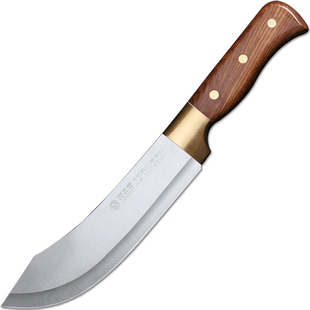 龙之艺专业剔骨刀不锈钢锋利肉联厂商用屠夫卖肉剥皮刀猪肉分割刀