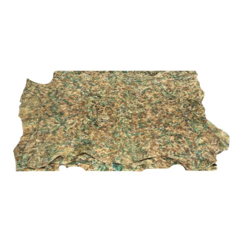 迷彩真皮头层皮料特种动物皮
