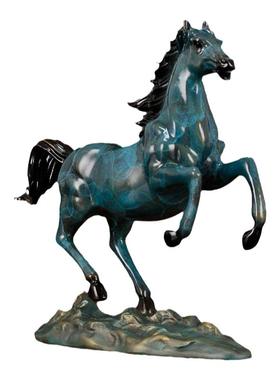 彩铜马摆件马到成功家居客厅书房