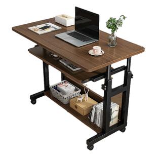 床边桌可移动电脑台式桌子卧室家用学生书桌升降宿舍懒人电脑桌