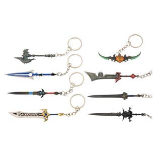 魔兽周边霜之哀伤迷你羊头剑奎尔塞拉洛萨恩莱国王之剑钥匙扣挂件
