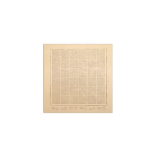 四尺斗方宣纸半生半熟复古蜡染带格宣纸书法专用纸20格30格40格56格书法作品纸学生七言五言律诗毛笔字练习纸