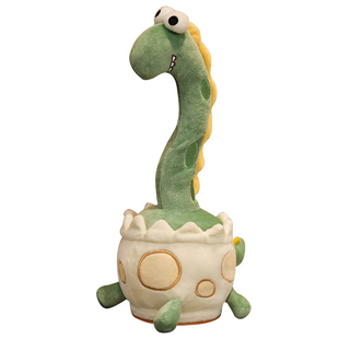 会摇摆学人说话扭扭唱歌跳舞的恐龙毛绒玩具玩偶儿童宝宝礼物搞笑