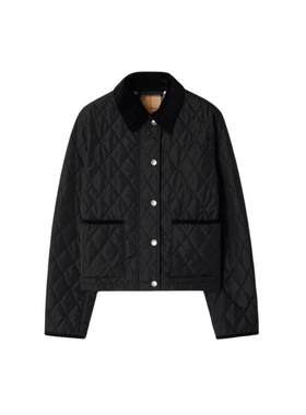 短款绗缝尼龙夹克BURBERRY