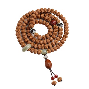 树王籽小金刚菩提手串108颗五瓣佛珠念珠手持盘文玩手链配饰项链