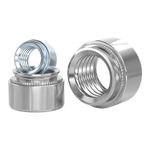 压铆螺母 CLS=304不锈钢 SP=不锈铁 S=镀锌 钣金卯压板滚花螺丝帽