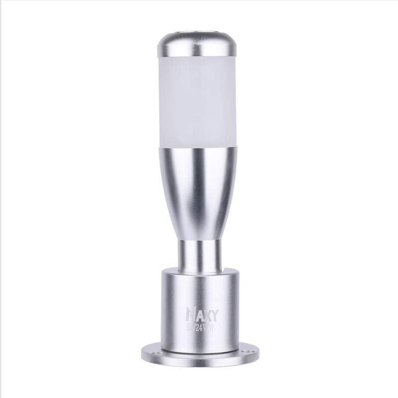 50mm 铝制机床安全指示灯蜂鸣LED信号灯三色塔灯单层可折叠12V24v