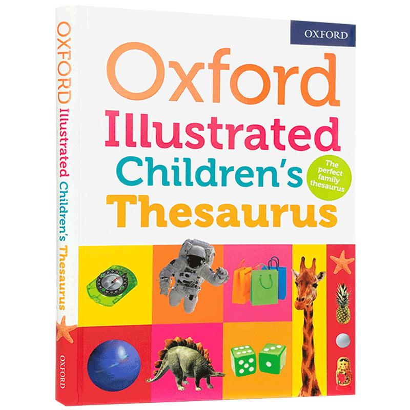 牛津图解系列儿童英语同义词字词典读物Oxford Illustrated Children’s Thesaurus 英语课外学习工具书 初级插图家庭英文原版图书