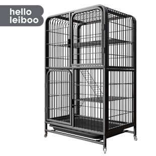 猫笼子家用室内别墅两层超大自由空间猫窝猫厕一体猫咪屋舍猫空笼