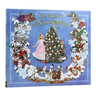 英文原版 Jan Brett's The Nutcracker 胡桃夹子 儿童圣诞主题精装绘本 汪培珽第五阶段书单 乌龟莫茜作者简·布雷特 进口英语原版